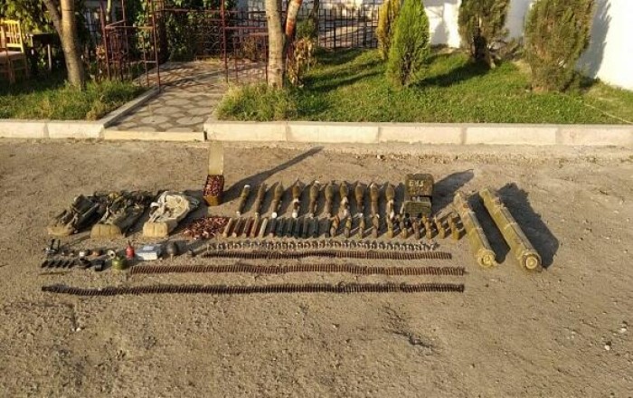 So many weapons were discovered in Khankendi in one week