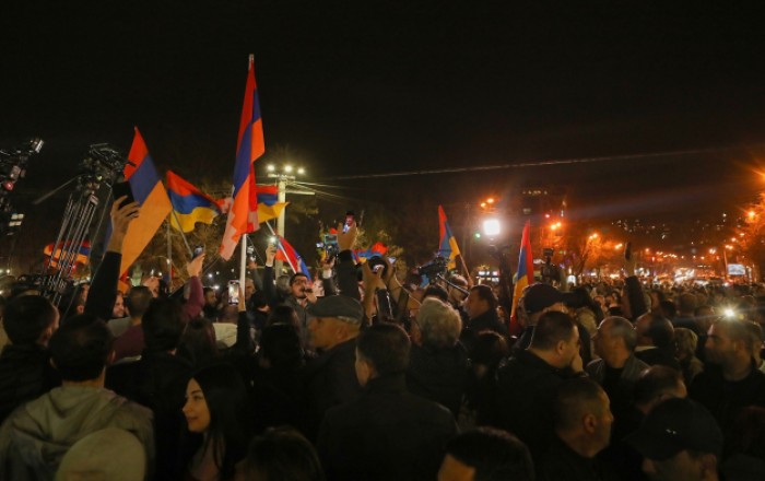 Armenian opposition protests ‘fraudulent’ election results