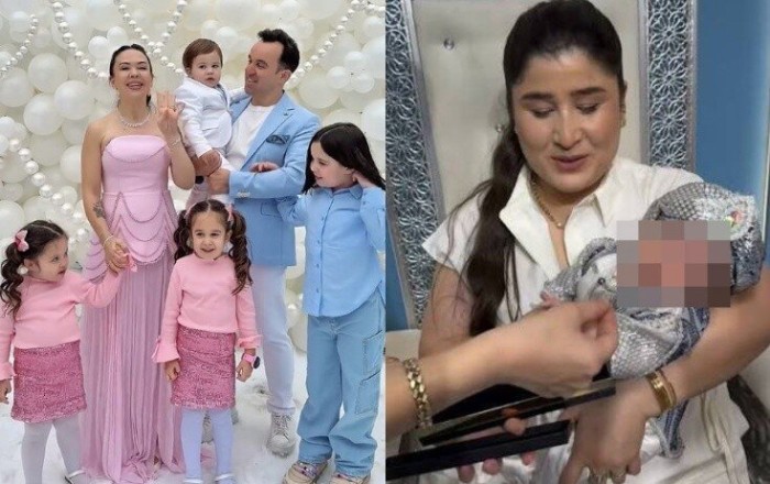 Oğlunun sünnət videosu etiraz doğurdu -