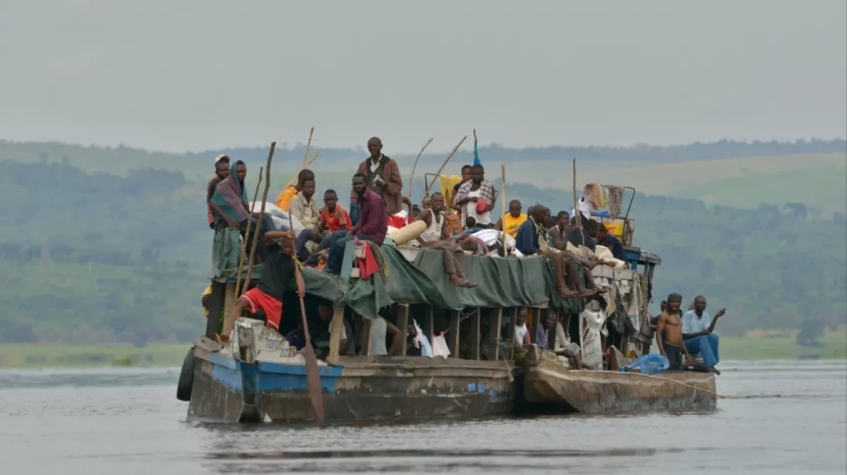 Overloaded ferry capsizes in Congo, killing dozens Over 100 others Missing