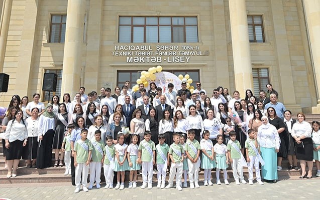 Nazir onların “Son zəng”ində iştirak etdi - Fotolar