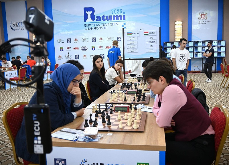 Вторая победа азербайджанских шахматисток на чемпионате Европы