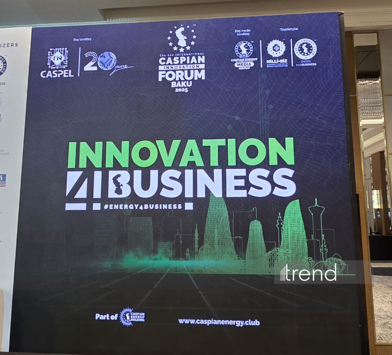 Azerbaijan's Baku hosts 2nd International Caspian Innovation Forum