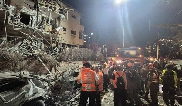 Rehovot hit in Iranian missile barrage