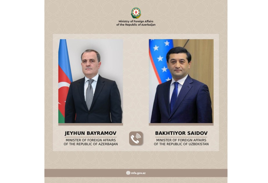 Azerbaijani and Uzbek FMs discuss situation in Middle East