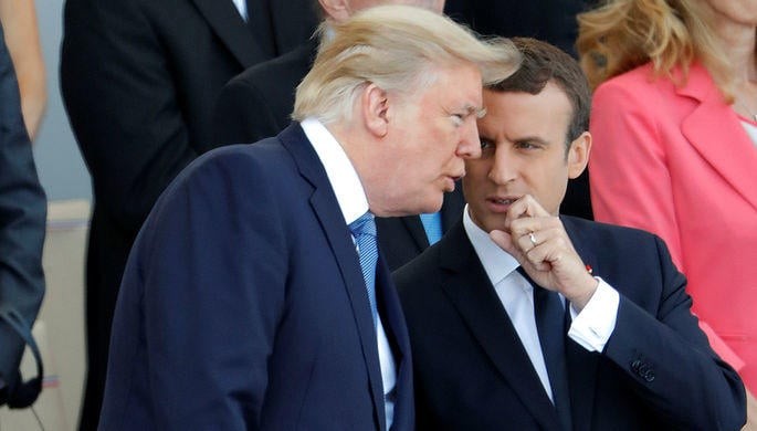 Trump says Macron treated ‘extremely badly’ by his wife