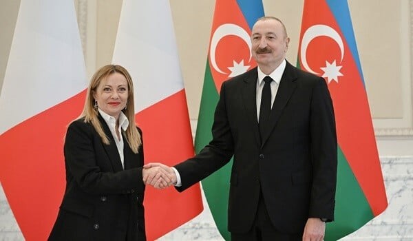 Aliyev and Meloni make joint press statements