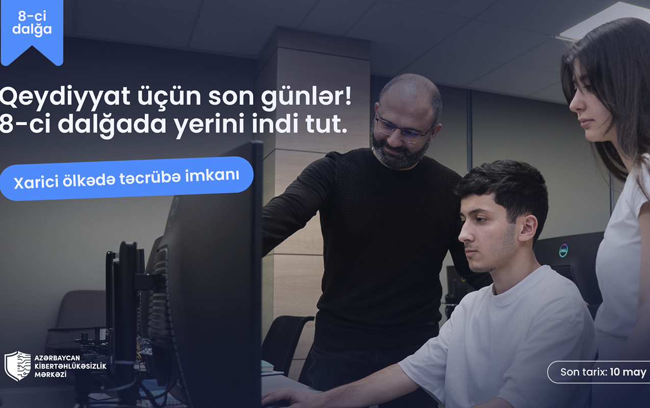 Azərbaycan Kibertəhlükəsizlik Mərkəzinə qeydiyyat üçün -
