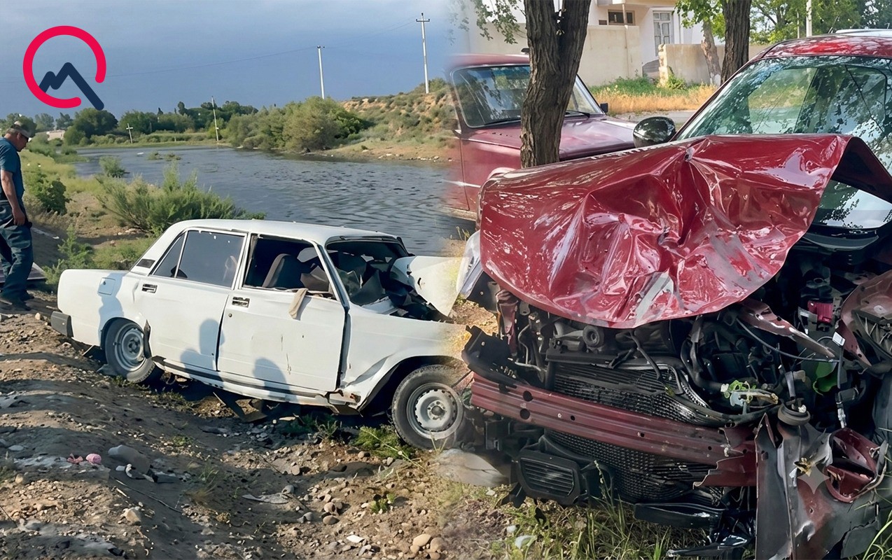 “Nissan”la “VAZ-2107” toqquşdu -
