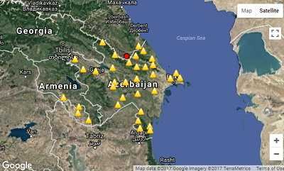 Earthquake felt in northwestern Azerbaijan