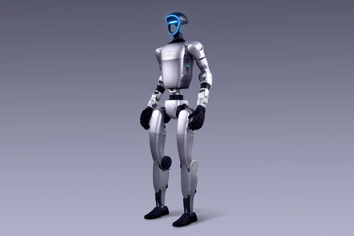 Robot fırlanaraq uşağa zərbə endirdi - ANBAAN VİDEO