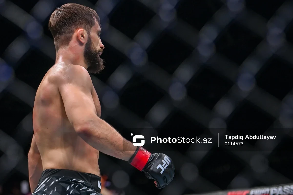 "UFC Fight Night Baku": Nazim Sadıxov ilk raundda nokaut oldu - VİDEO