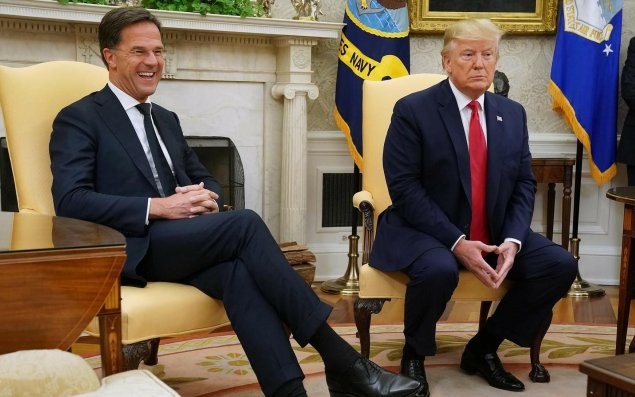 Rutte Trampı təriflədi -