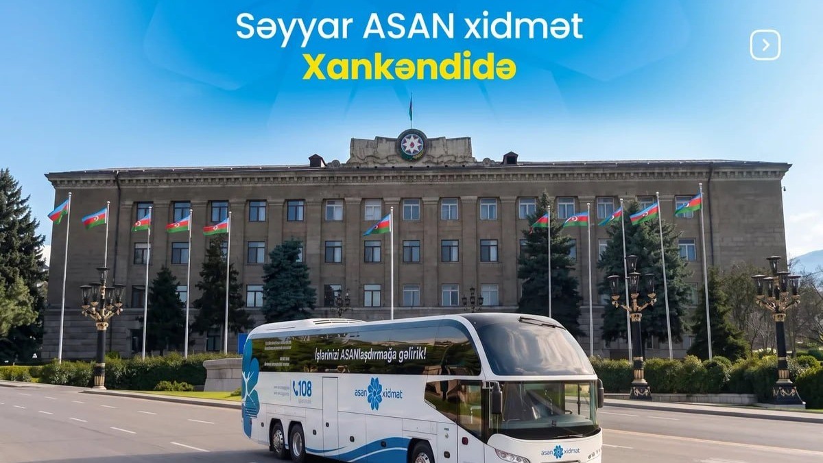 Xankəndidə səyyar ASAN xidmət təşkil olundu –