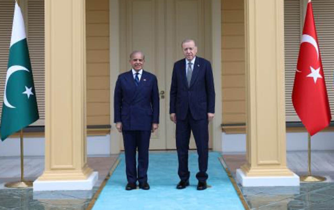 Ərdoğan Şahbaz Şəriflə görüşdü -