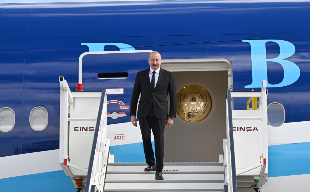 Prezident İlham Əliyev Almaniyaya getdi -