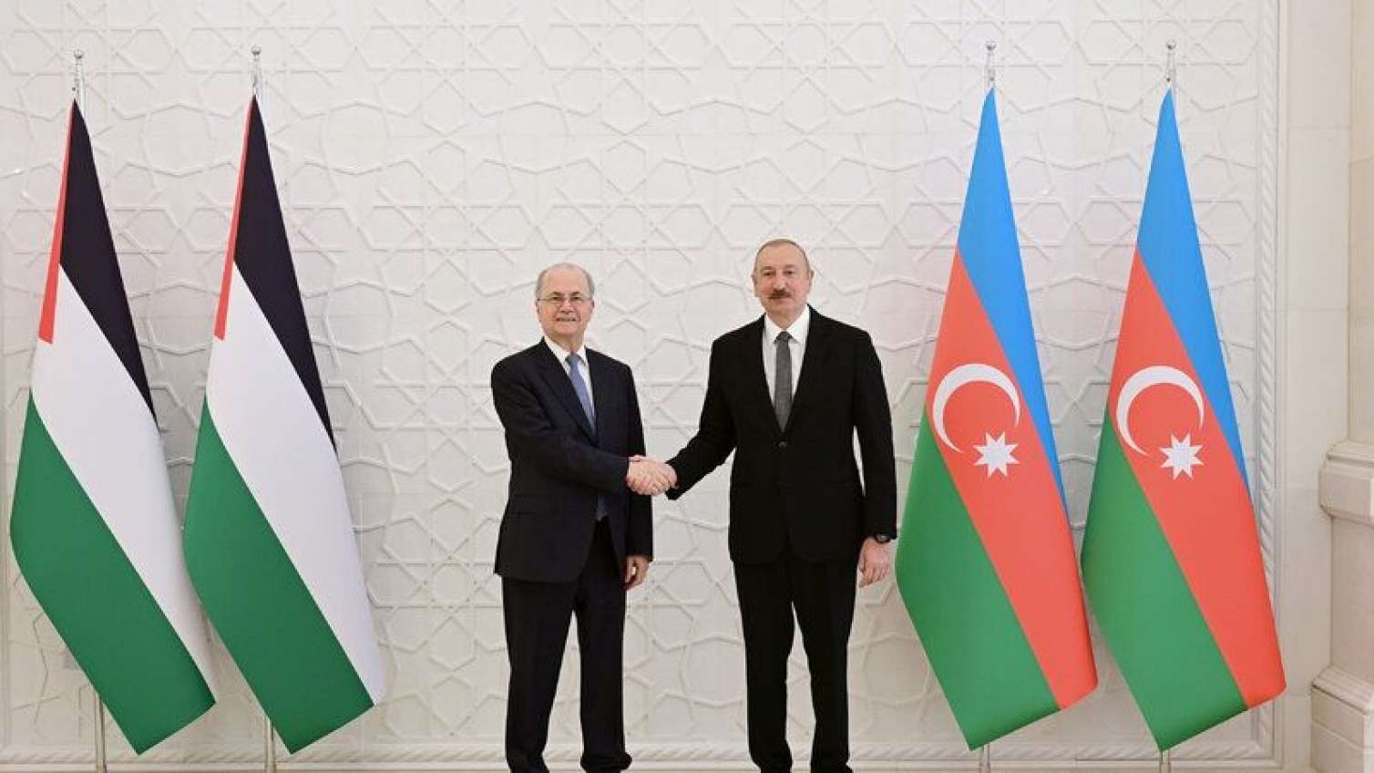 Prezident İlham Əliyev Fələstinin Baş nazirini qəbul edib