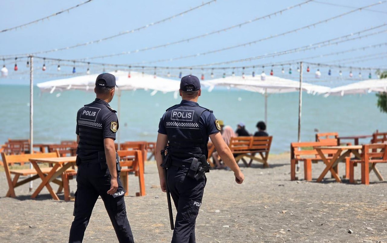 Təhlükəsiz istirahət üçün polis səfərbər oldu - Fotolar