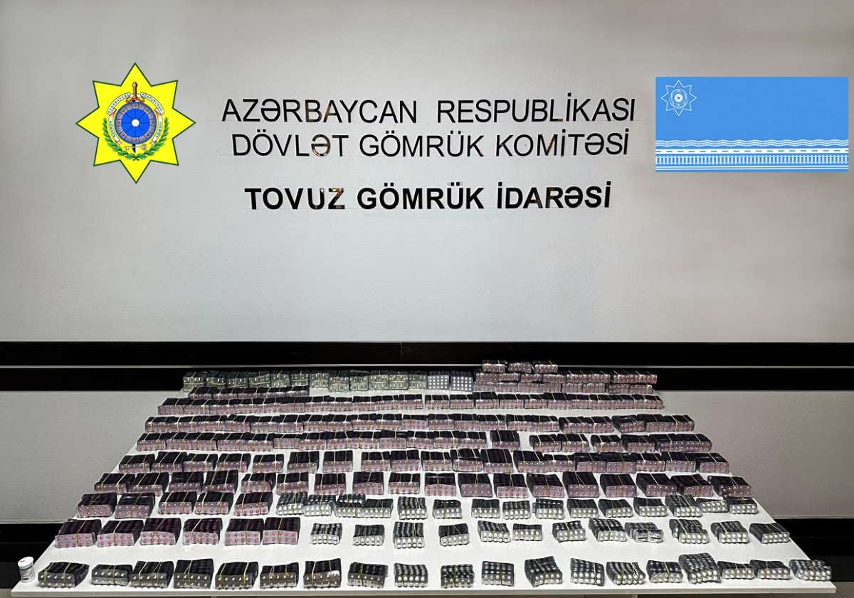 Gömrükdə bəyan edilməyən dərmanlar aşkarlanıb