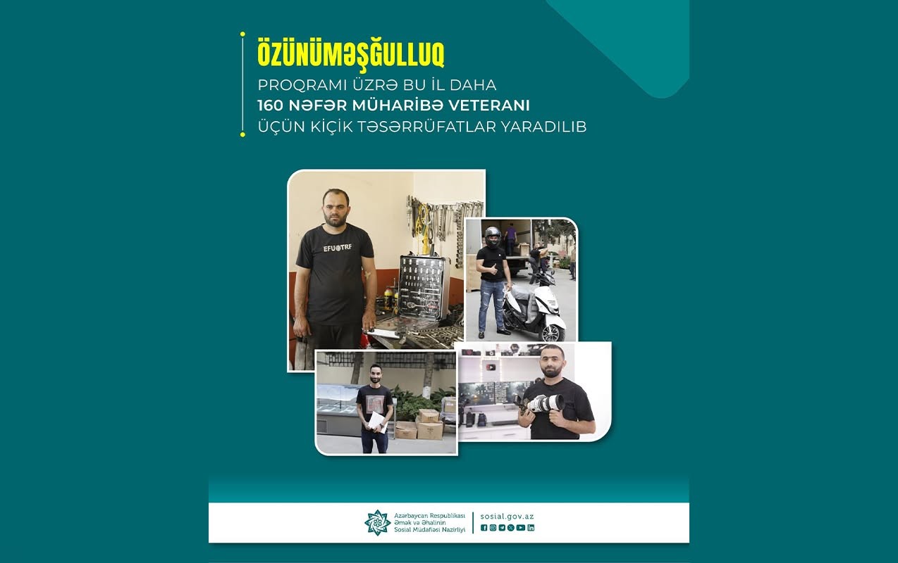 Müharibə veteranları üçün kiçik təsərrüfatlar yaradıldı