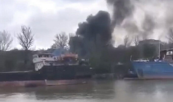 Ukraine strikes Yeysk port in Russia
