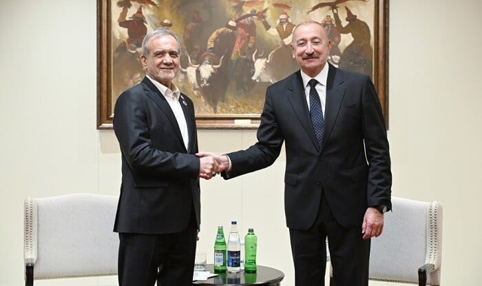 Presidents of Azerbaijan and Iran met in Bishkek - Video