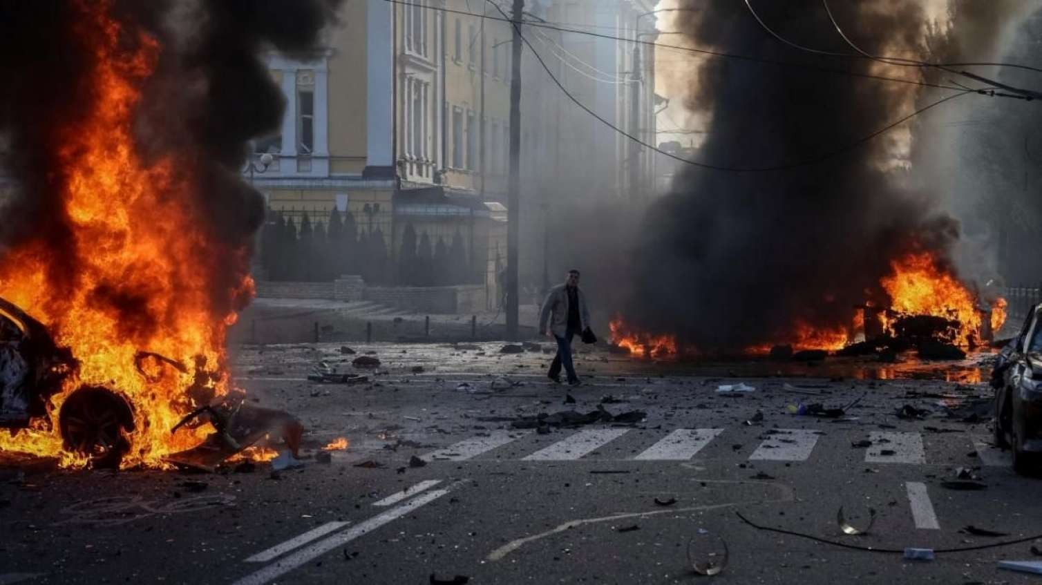 Kiyevə hücum: ölən və yaralananlar var