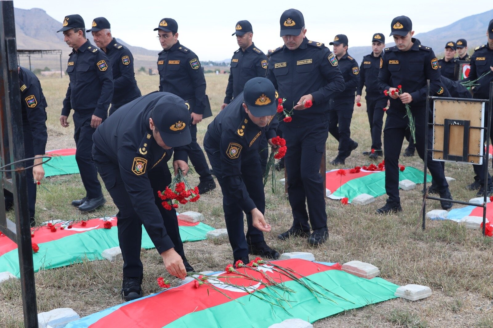 Xocalıda Şəhidlər xiyabanı ziyarət olundu
