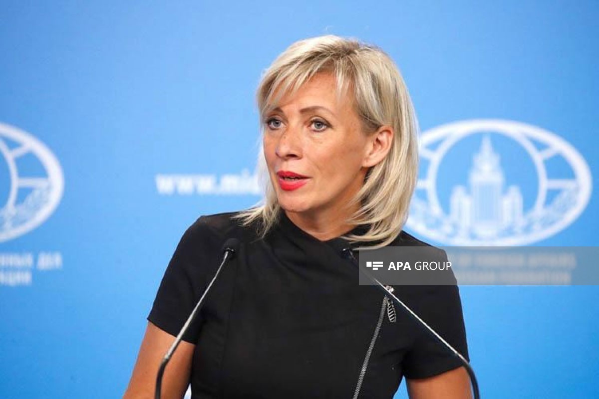 Zaxarova Paşinyanın bəyanatına münasibət bildirib