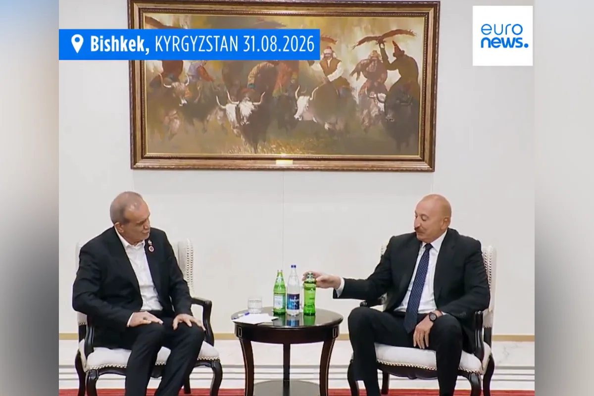 "Euronews" İlham Əliyevin Məsud Pezeşkianı "İstisu"ya qonaq etməsini yayımladı