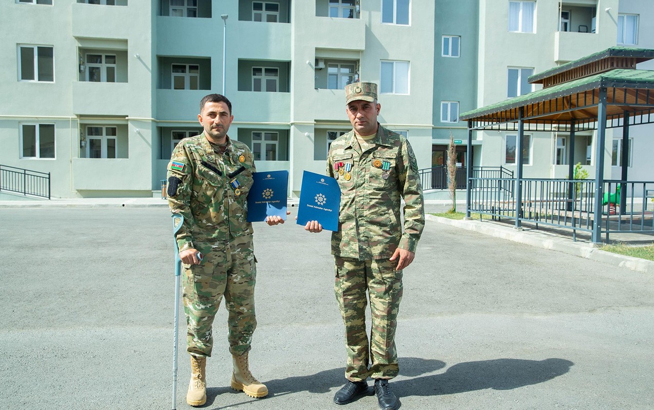 Şəhid ailələri və müharibə əlilliyi olan şəxslərə 50 mənzil verildi -