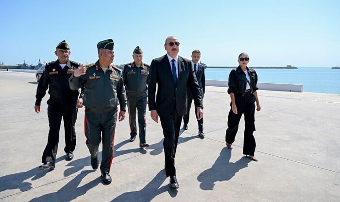 President Ilham Aliyev visited Azerbaijani Navy - Photo