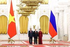 Путин принял в Кремле иностранного лидера