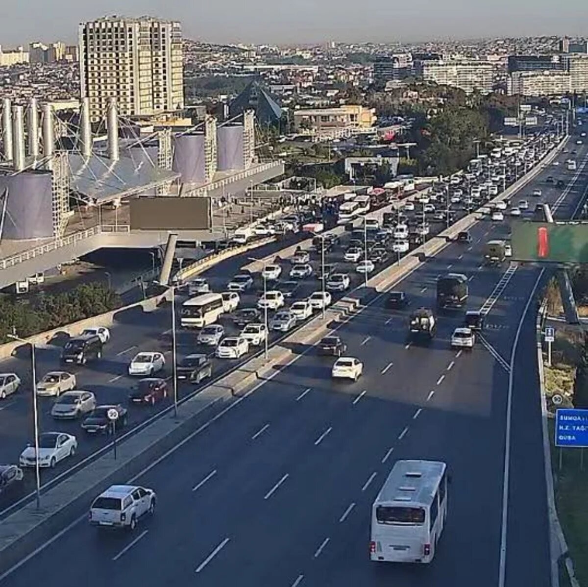 Bakının bu yollarında sıxlıq var - Siyahı