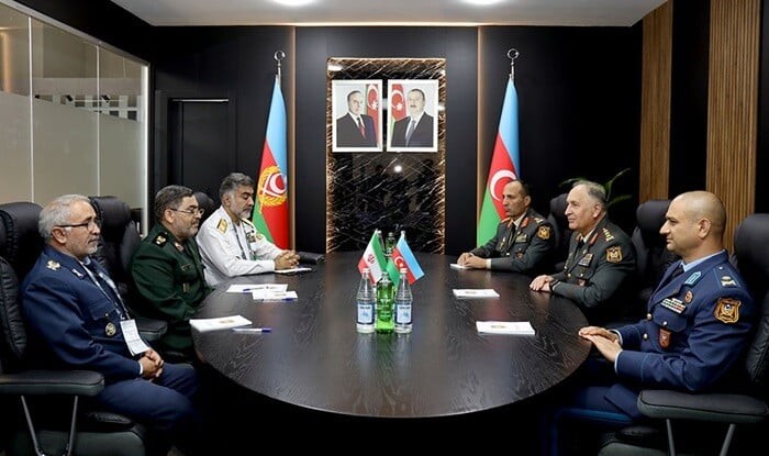Valiyev, Iranian general discuss military cooperation