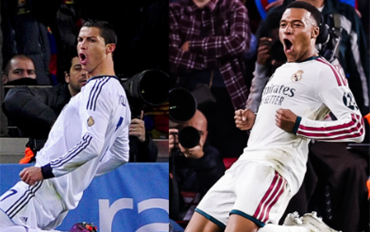 Mbappe “El Klasiko”da qol vurdu, Ronaldo kimi sevindi - Fotolar