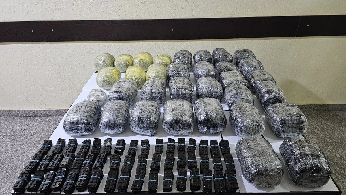 İrandan Azərbaycana 35 kiloqram narkotikin keçirilməsinin qarşısı alındı