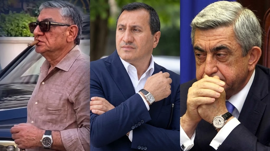 Serj Sarkisyan və Robert Koçaryanın qol saatları -