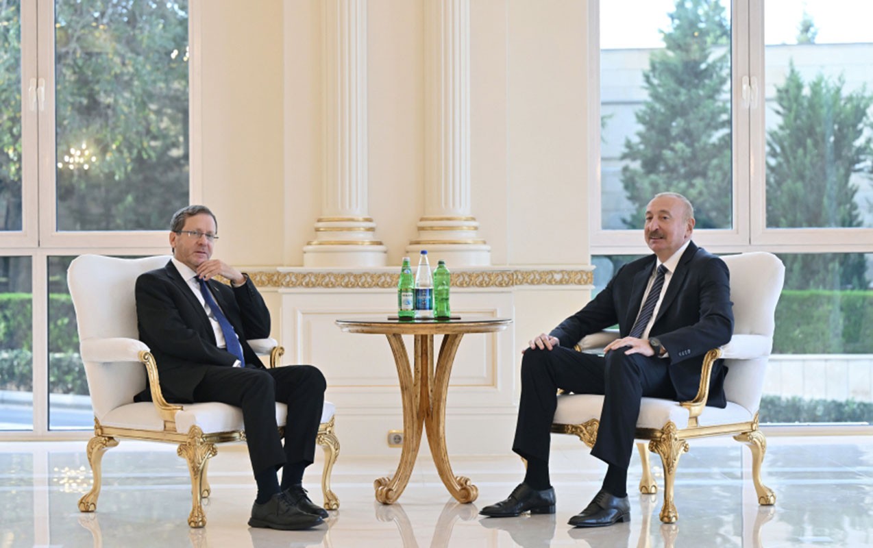 İlham Əliyev İsrail Prezidenti ilə görüşdü