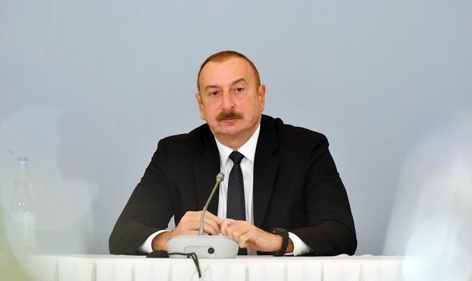 Prezidentin sosial media hesablarında Trans-Xəzər Fiber-Optik Kabel Xəttinin açılışı ilə bağlı videoçarx paylaşılıb - VİDEO