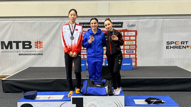 Azərbaycan gimnastı Dünya Kubokunda qızıl medal qazanıb