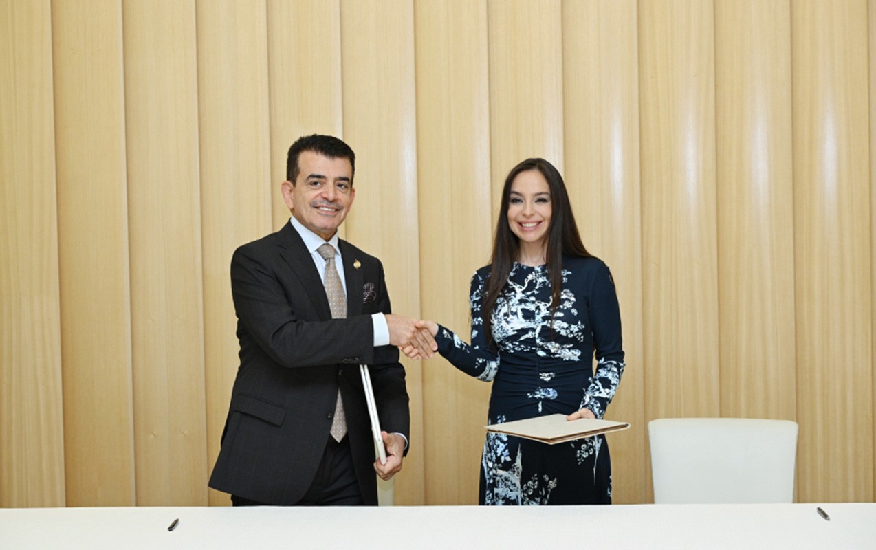 Leyla Əliyeva ICESCO-nun Baş direktoru ilə -