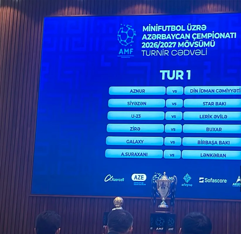 Azərbaycan çempionatında yeni mövsümün püşkü atıldı