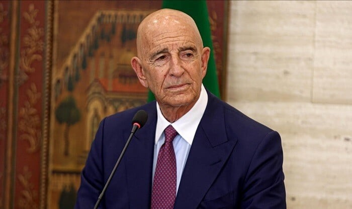 Tom Barrack says he is criticised for supporting Turkiye