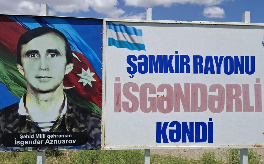 Şəmkirdə Milli Qəhrəmanın adını daşıyan kənddə içməli su problemi həll olunub
