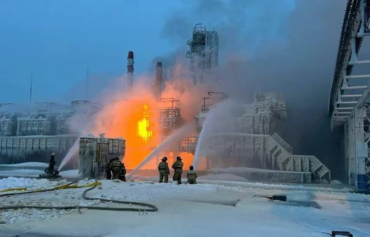 Ukraine claims strike on major oil refinery in Russia's Leningrad region